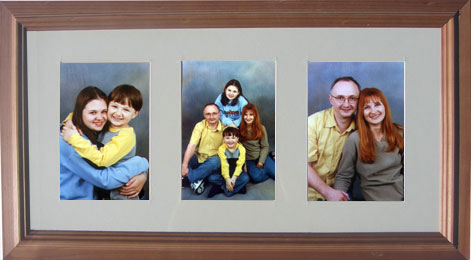 Triple Frame - for three 5" x 7"